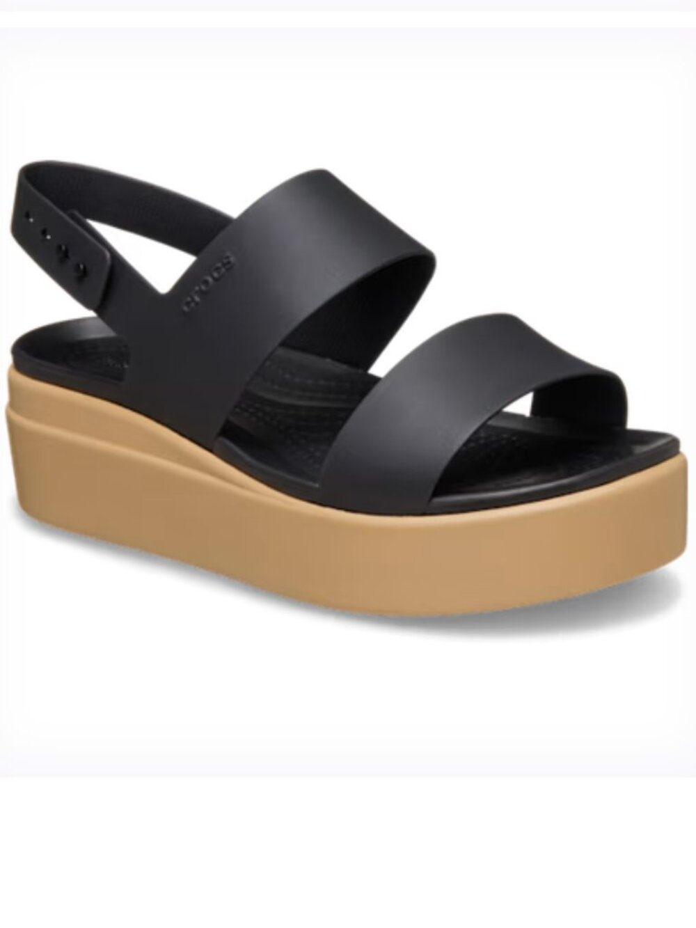 CROCS BROOKLYN LOW WEDGE SANDAL